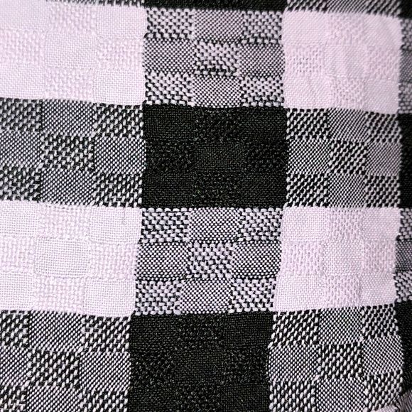 Wild Fable Black and Purple Plaid Long Sleeve Mini Dress Size M, NWT - Picture 6 of 8